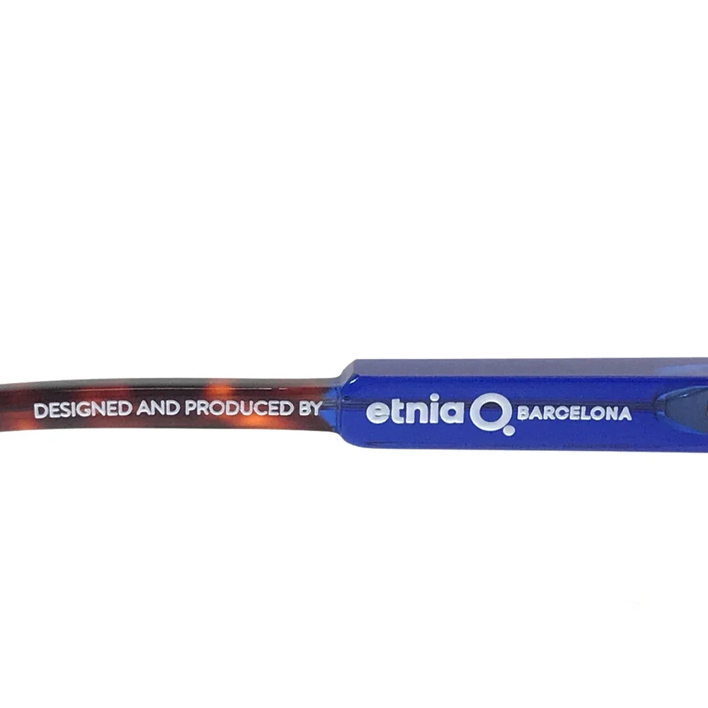 Etnia Barcelona Eyeglasses Frames CHROMA N42 HVBL Havana Blue Brown 52-19-140